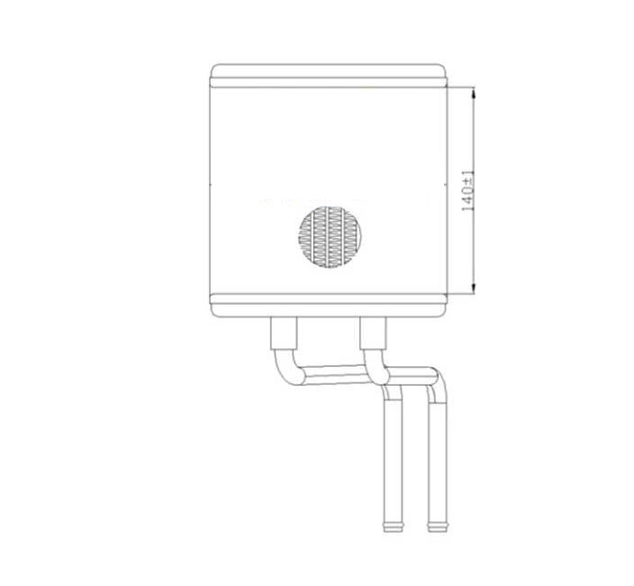 رادیاتور بخاری (heater core)